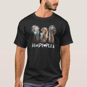 Paarden dragen mondkapje Ew People Dier 1 T-shirt