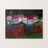Paarden Drawn Carriage India. Legpuzzel (Horizontaal)
