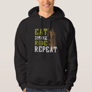 Paarden - Eat Sleep Ride Herhalen Hoodie