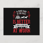 Paarden - een slechte dag in het gebied is beter briefkaart (Voorkant)