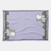 Paarden Eenhoorn door figdewdrop keukenhanddoek (Horizontaal)