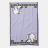 Paarden Eenhoorn door figdewdrop keukenhanddoek (Verticaal)