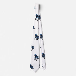 Paarden , Elegante stropdas blauw Paard