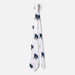 Paarden , Elegante stropdas blauw Paard