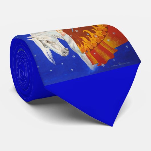 Paarden en Angel Stropdas (Opgerold)