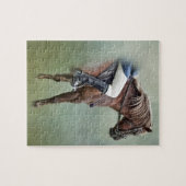 Paarden en appelwijn legpuzzel (Horizontaal)