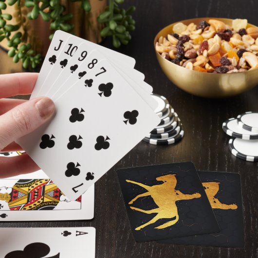 Paarden en appelwijn pokerkaarten (Insitu)