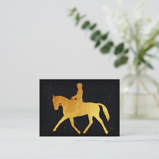 Paarden en appelwijn visitekaartje (Staand voorkant)