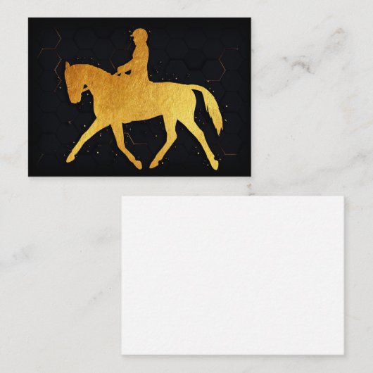 Paarden en appelwijn visitekaartje (Voorkant / Achterkant)