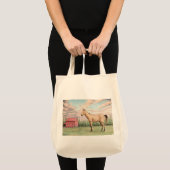 Paarden en Barn Grocery Bag Tote Bag (Voorkant (product))