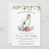  paarden en bloemen | Rustige houtdag Kaart (Voorkant)