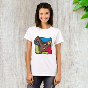 Paarden en Boerderijen meisjes T-shirt