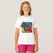 Paarden en Boerderijen meisjes T-shirt (Voorkant volledig)