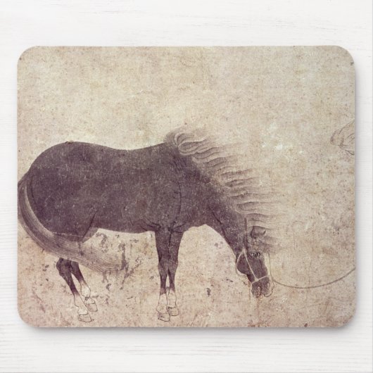 Paarden en bomen in de winter muismat (Voorkant)