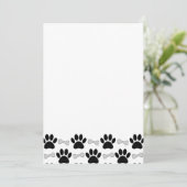 Paarden en Botten Patroon DIY Blank Kaart (Staand voorkant)