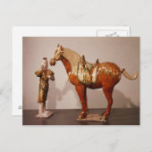 Paarden en bruinvissen, Tang Dynasty Briefkaart (Voorkant / Achterkant)