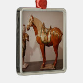 Paarden en bruinvissen, Tang Dynasty Metalen Ornament (Rechts)