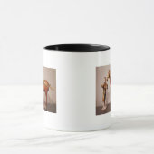 Paarden en bruinvissen, Tang Dynasty Mok (Midden)