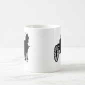 Paarden en buggy koffiemok (Center)