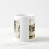 Paarden en Buggy Sepia Koffiemok (Center)