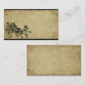 Paarden en buikride - Prim Biz-kaarten Visitekaartje (Voorkant / Achterkant)