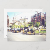 Paarden en Carraige Valencia Spanje Briefkaart (Voorkant / Achterkant)