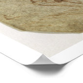 Paarden en Cavalier (pen en inkt op papier) Poster (Hoek)