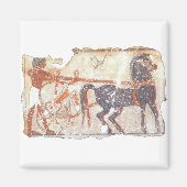 Paarden en Chariot Magneet (Voorkant)