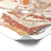 Paarden en Chariot Poster (Hoek)