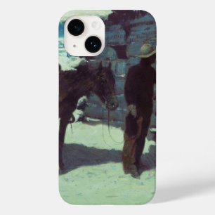Paarden en cowboy Winter Snow Case-Mate iPhone 14 Hoesje