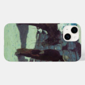 Paarden en cowboy Winter Snow Case-Mate iPhone Case (Achterkant (horizontaal))