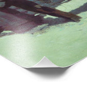 Paarden en cowboy Winter Snow Foto Afdruk (Hoek)