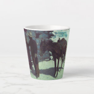 Paarden en cowboy Winter Snow Latte Mok