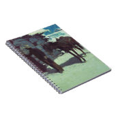 Paarden en cowboy Winter Snow Notitieboek (Rechterzijde)