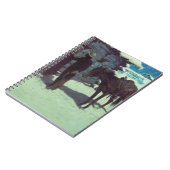 Paarden en cowboy Winter Snow Notitieboek (Linkerzijde)
