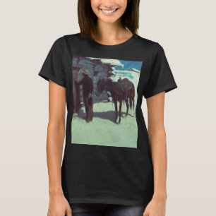 Paarden en cowboy Winter Snow T-shirt