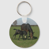 Paarden en dieren sleutelhanger (Voorkant)