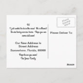 Paarden en Donkey nieuwe adrespost Kaart (Achterkant)