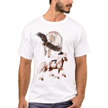 Paarden en Eagle T Shirt