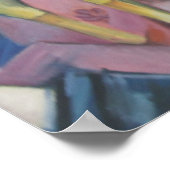 Paarden en Eagle van Franz Marc,  Cubistische kuns Poster (Hoek)