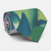 Paarden en Eagle van Franz Marc, Cubistische kuns Stropdas (Opgerold)