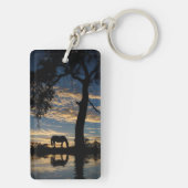  paarden- en eekbomen sleutelhanger (achterkant)
