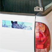 Paarden en hart bumpersticker (Op Truck)