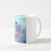 Paarden en hart koffiemok (Voorkant rechts)