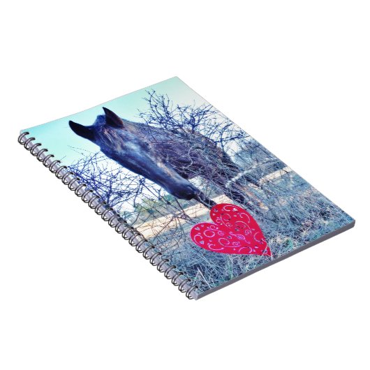 Paarden en hart notitieboek (Rechterzijde)