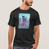 Paarden en hart t-shirt (Voorkant)