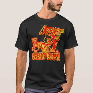 Paarden en hoefijzer grappig t-shirt