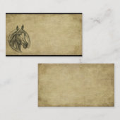 Paarden en Hoefijzers Prim Biz-kaarten Visitekaartje (Voorkant / Achterkant)