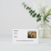 Paarden en honden Meeting Visitekaartje (Staand voorkant)