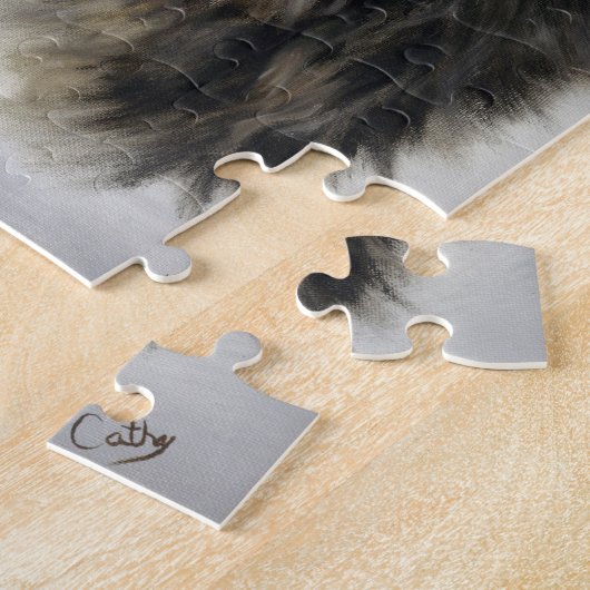 Paarden en honden Puzzle Legpuzzel (Zijkant)